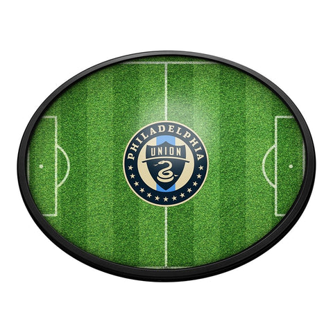 Philadelphia Union: Pitch - Oval Slimline Lighted Wall Sign - The Fan-Brand