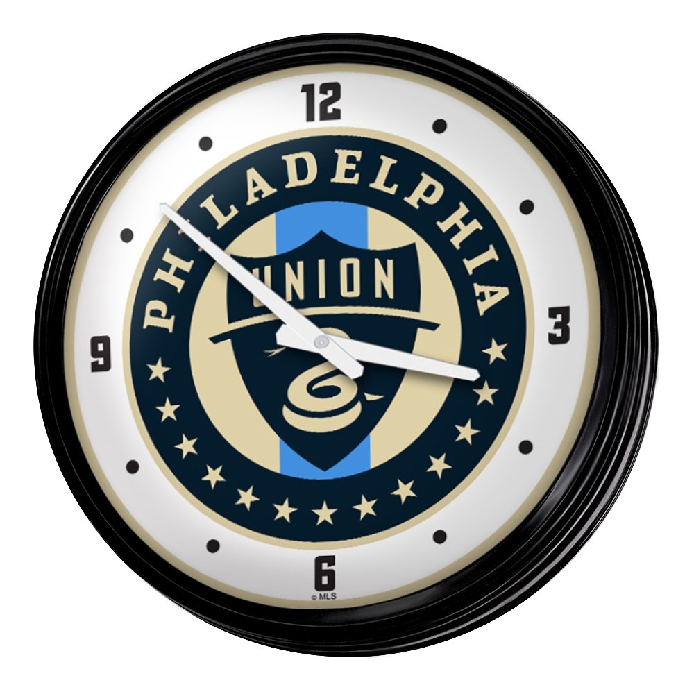 Philadelphia Union: Retro Lighted Wall Clock - The Fan-Brand