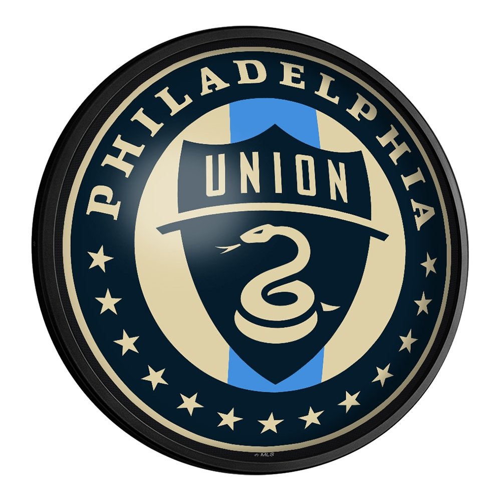 Philadelphia Union: Round Slimline Lighted Wall Sign - The Fan-Brand