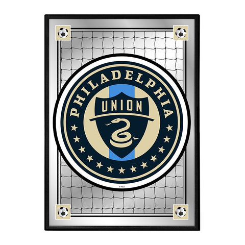 Philadelphia Union: Team Spirit - Framed Mirrored Wall Sign - The Fan-Brand