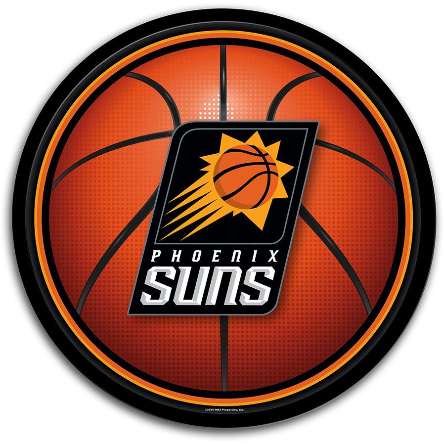 Phoenix Suns: Basketball - Modern Disc Wall Sign - The Fan-Brand