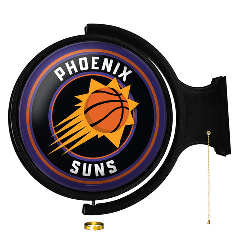 Phoenix Suns: Original Round Rotating Lighted Wall Sign - The Fan-Brand