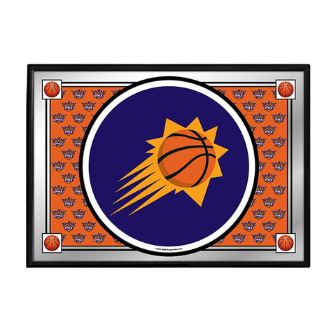 Phoenix Suns: Team Spirit - Framed Mirrored Wall Sign - The Fan-Brand