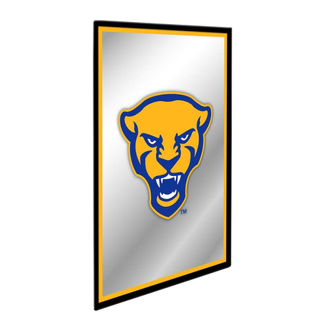 Pitt Panthers: Mascot - Framed Mirrored Wall Sign - The Fan-Brand