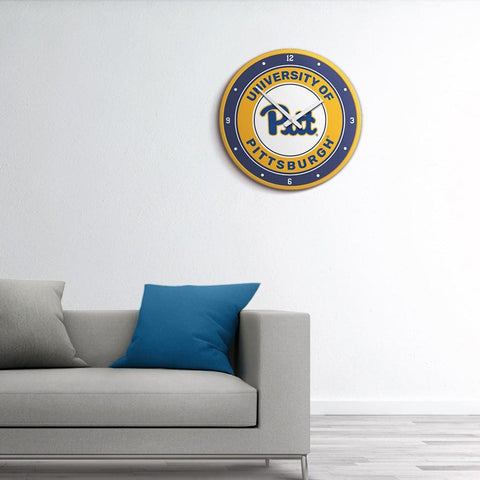 Pitt Panthers: Modern Disc Wall Clock - The Fan-Brand