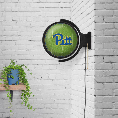Pitt Panthers: On the 50 - Rotating Lighted Wall Sign - The Fan-Brand