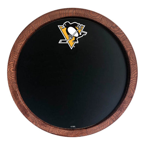 Pittsburgh Penguins: Barrel Top Chalkboard Sign - The Fan-Brand