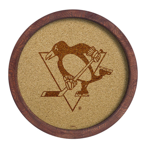 Pittsburgh Penguins: Barrel Top Cork Note Board - The Fan-Brand