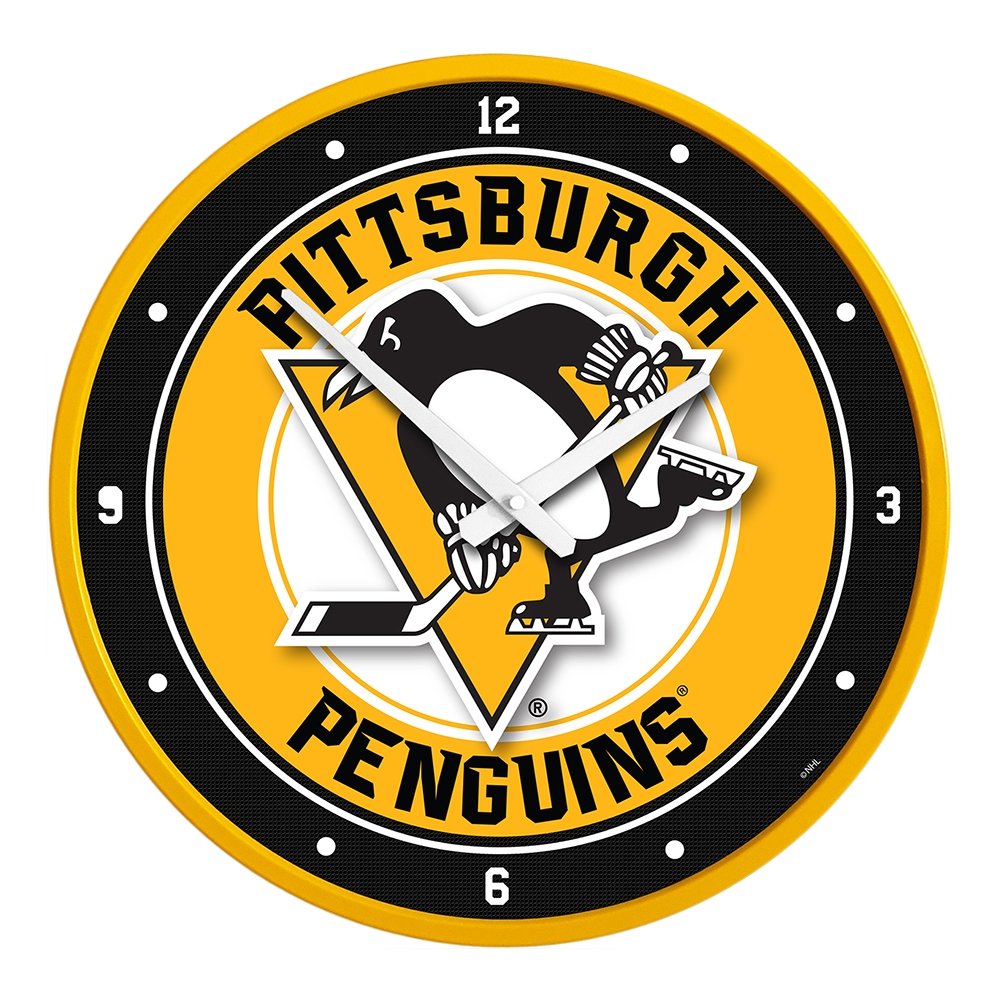 Pittsburgh Penguins: Modern Disc Wall Clock - The Fan-Brand