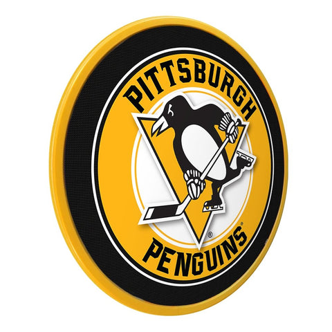 Pittsburgh Penguins: Modern Disc Wall Sign - The Fan-Brand