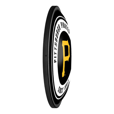 Pittsburgh Pirates: Alternate Logo - Round Slimline Lighted Wall Sign - The Fan-Brand