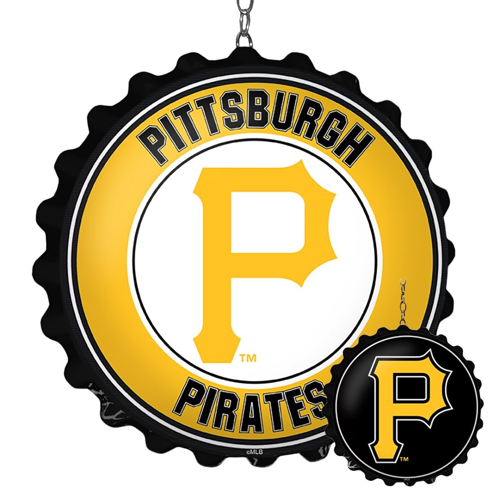 Pittsburgh Pirates: Double-Sided Bottle Cap Dangler - The Fan-Brand