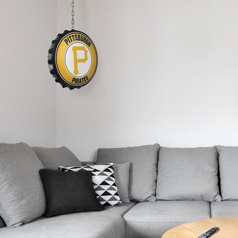 Pittsburgh Pirates: Double-Sided Bottle Cap Dangler - The Fan-Brand