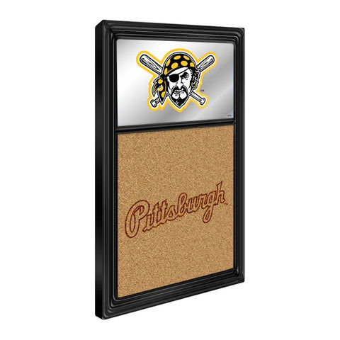 Pittsburgh Pirates: Dual Logo - Mirrored Dry Erase Note Board - The Fan-Brand