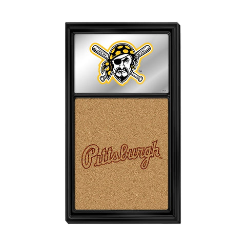 Pittsburgh Pirates: Dual Logo - Mirrored Dry Erase Note Board - The Fan-Brand