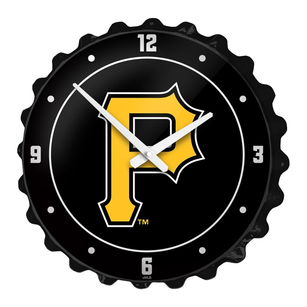 Pittsburgh Pirates: Logo - Bottle Cap Wall Clock - The Fan-Brand