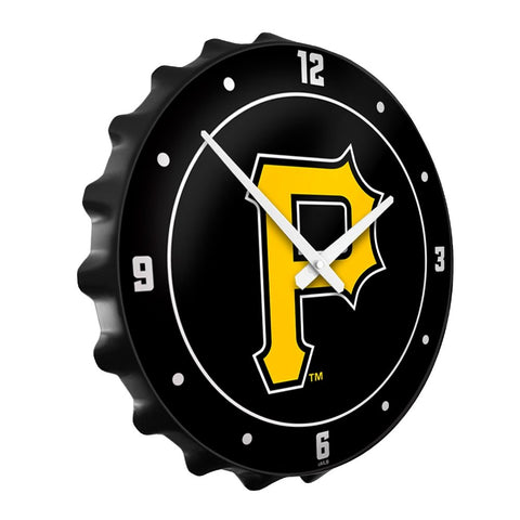 Pittsburgh Pirates: Logo - Bottle Cap Wall Clock - The Fan-Brand