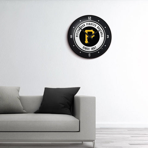 Pittsburgh Pirates: Mascot - Modern Disc Wall Clock - The Fan-Brand