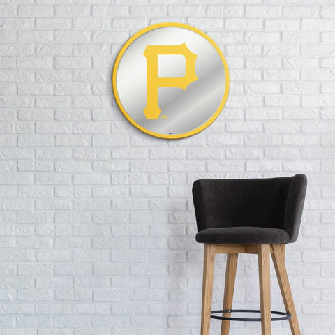 Pittsburgh Pirates: Modern Disc Mirrored Wall Sign - The Fan-Brand