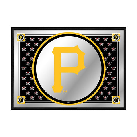 Pittsburgh Pirates: Team Spirit - Framed Mirrored Wall Sign - The Fan-Brand