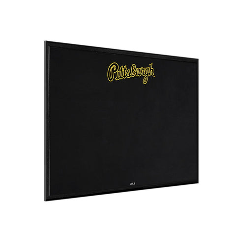 Pittsburgh Pirates: Wordmark - Framed Chalkboard - The Fan-Brand