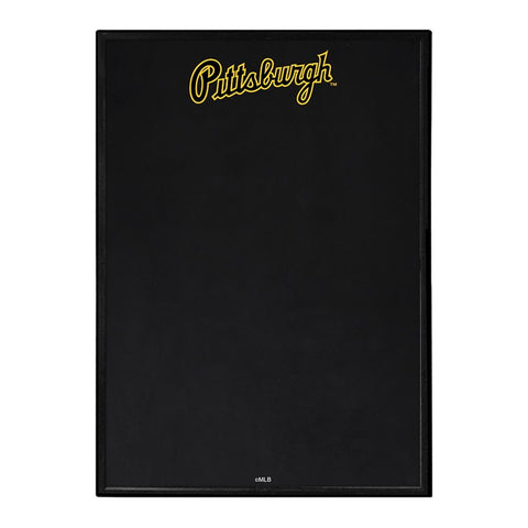 Pittsburgh Pirates: Wordmark - Framed Chalkboard - The Fan-Brand