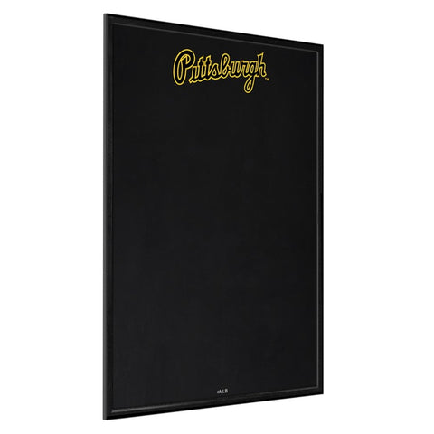 Pittsburgh Pirates: Wordmark - Framed Chalkboard - The Fan-Brand