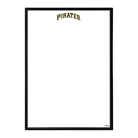 Pittsburgh Pirates: Wordmark - Framed Dry Erase Wall Sign - The Fan-Brand