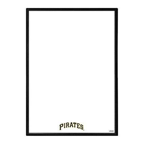 Pittsburgh Pirates: Wordmark - Framed Dry Erase Wall Sign - The Fan-Brand