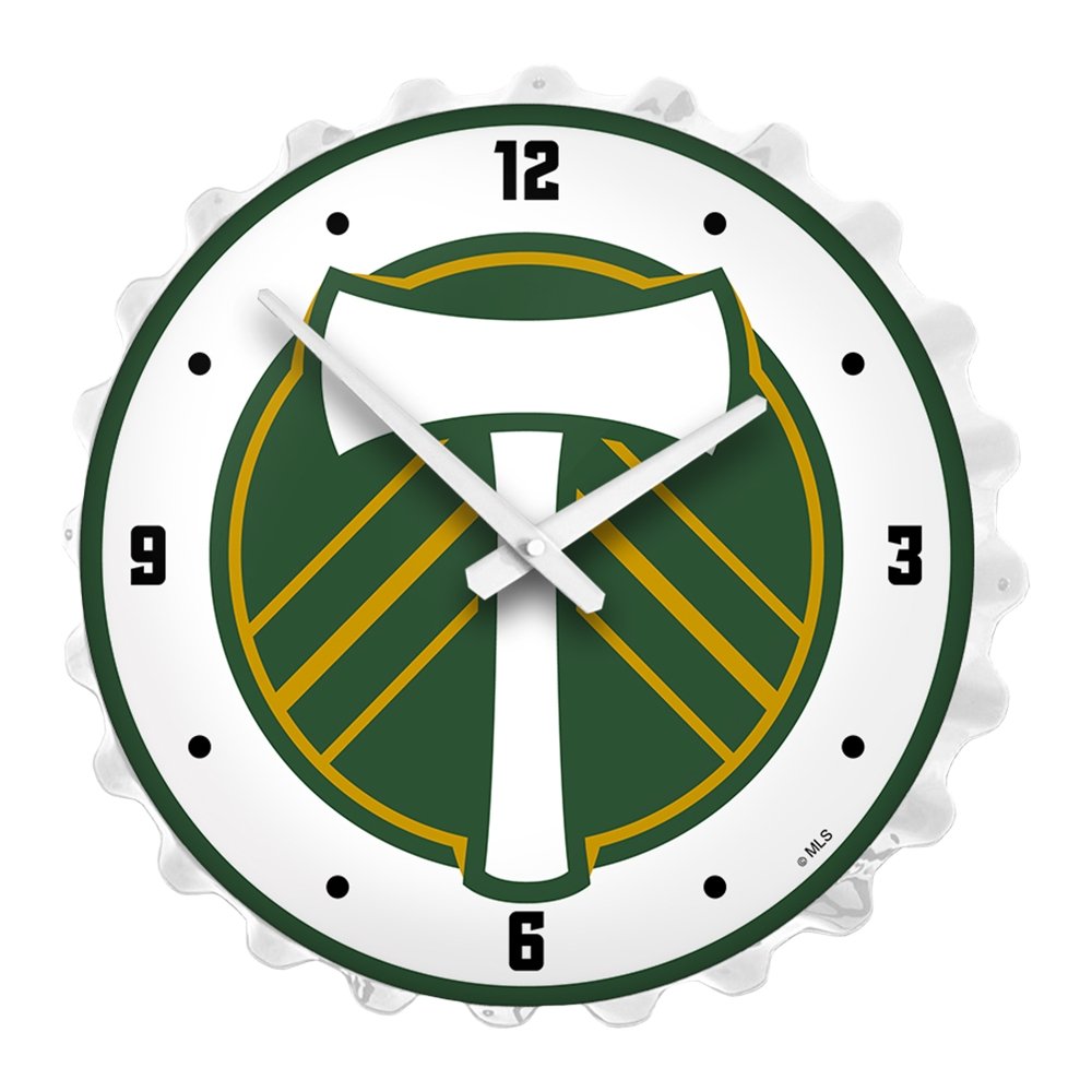 Portland Timbers: Bottle Cap Lighted Wall Clock - The Fan-Brand