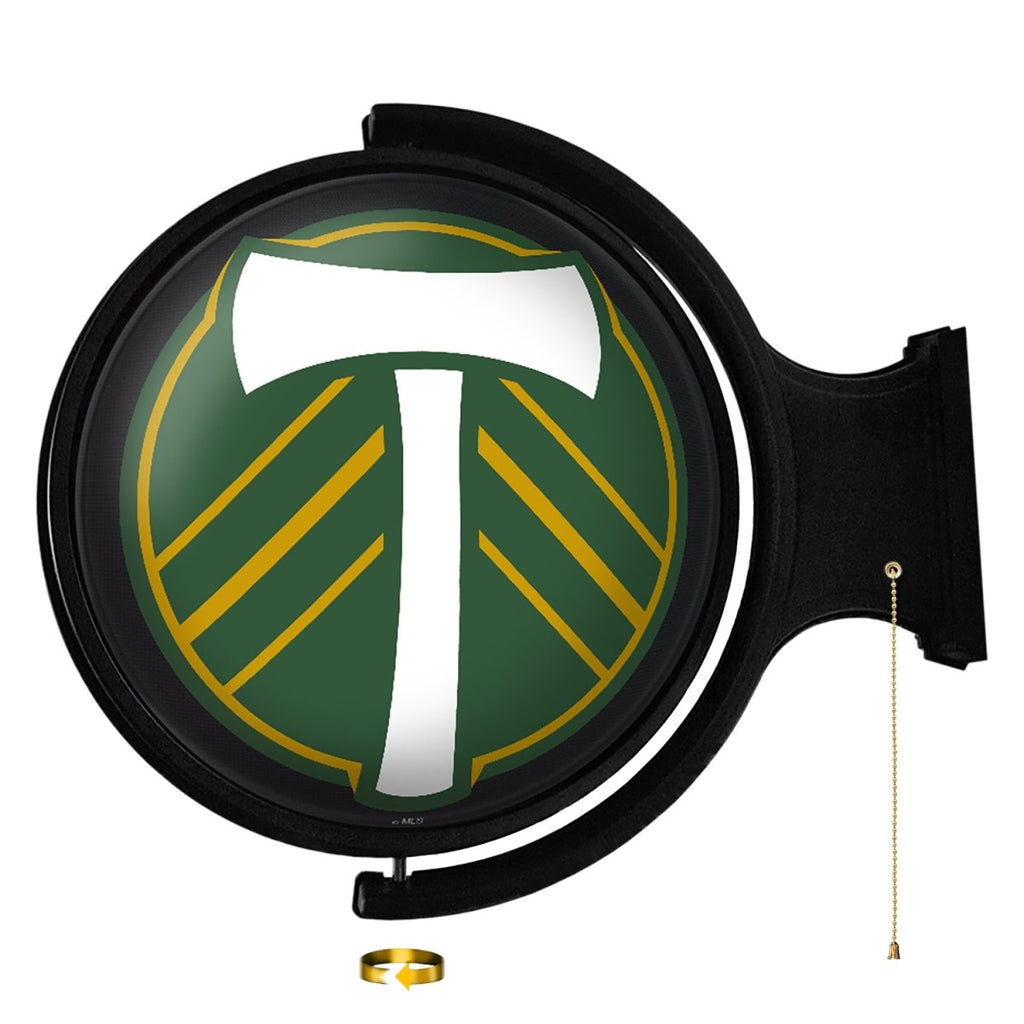 Portland Timbers: Original Round Rotating Lighted Wall Sign - The Fan-Brand