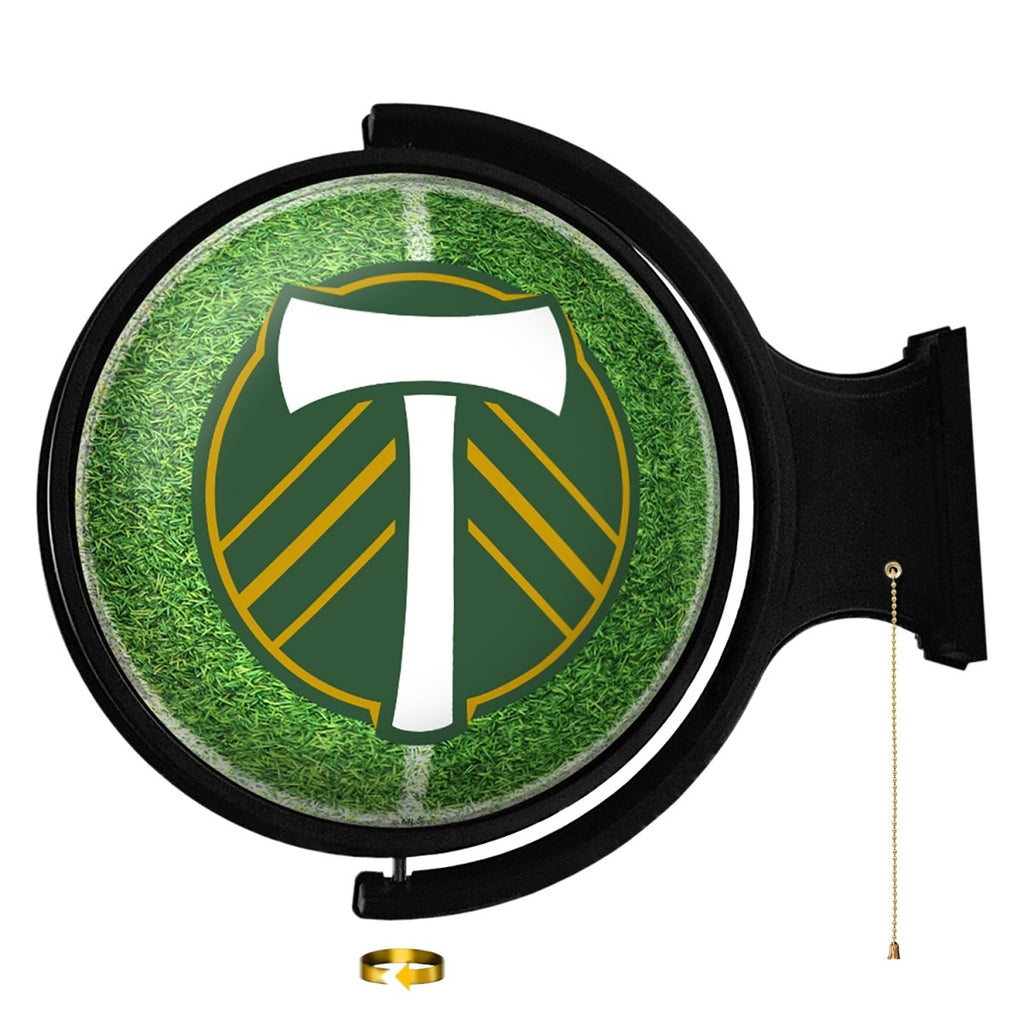 Portland Timbers: Pitch - Original Round Rotating Lighted Wall Sign - The Fan-Brand