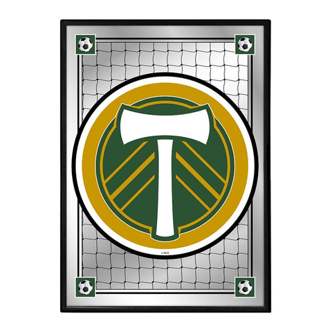 Portland Timbers: Team Spirit - Framed Mirrored Wall Sign - The Fan-Brand