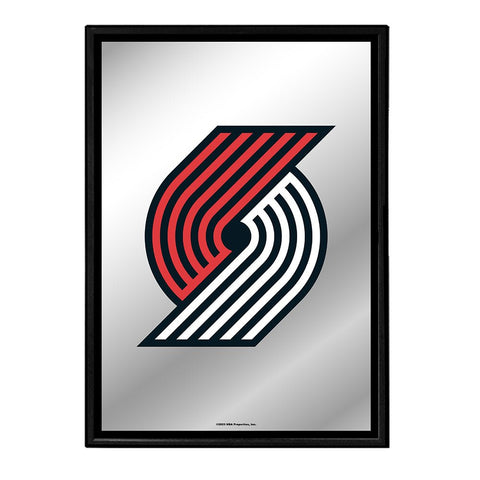 Portland Trail Blazers: Framed Mirrored Wall Sign - The Fan-Brand