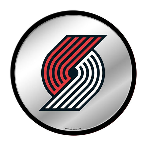 Portland Trail Blazers: Modern Disc Mirrored Wall Sign - The Fan-Brand