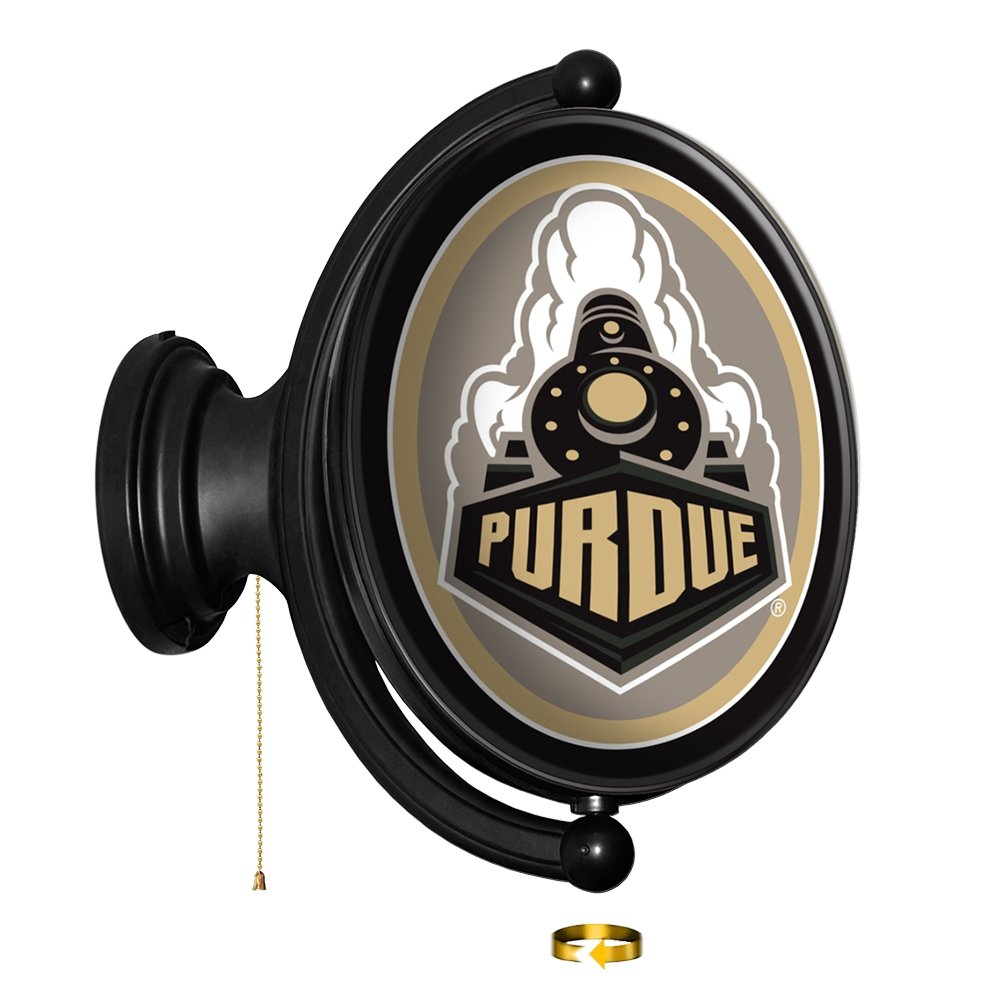 Purdue Boilermakers: Boilermaker Special - Original Oval Rotating Lighted Wall Sign - The Fan-Brand