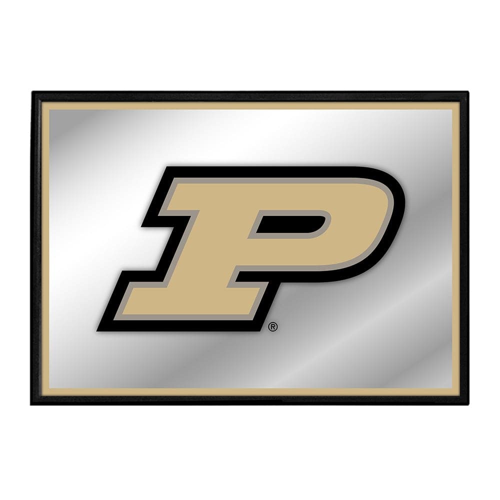 Purdue Boilermakers: Framed Mirrored Wall Sign - The Fan-Brand