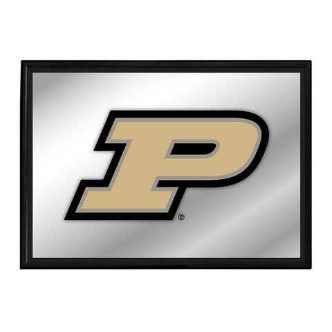 Purdue Boilermakers: Framed Mirrored Wall Sign - The Fan-Brand