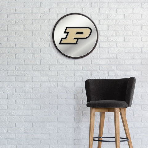 Purdue Boilermakers: Modern Disc Mirrored Wall Sign - The Fan-Brand