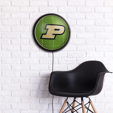 Purdue Boilermakers: On the 50 - Slimline Lighted Wall Sign - The Fan-Brand