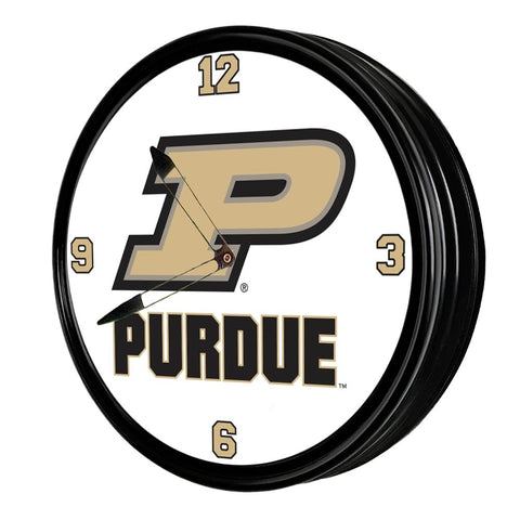 Purdue Boilermakers: Retro Lighted Wall Clock - The Fan-Brand