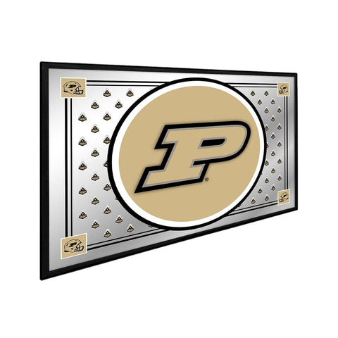 Purdue Boilermakers: Team Spirit - Framed Mirrored Wall Sign - The Fan-Brand