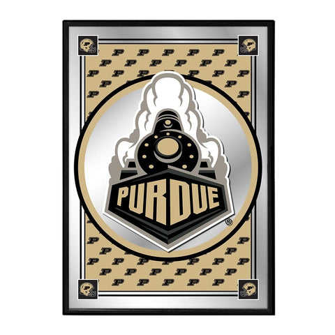 Purdue Boilermakers: Team Spirit, Special - Framed Mirrored Wall Sign - The Fan-Brand