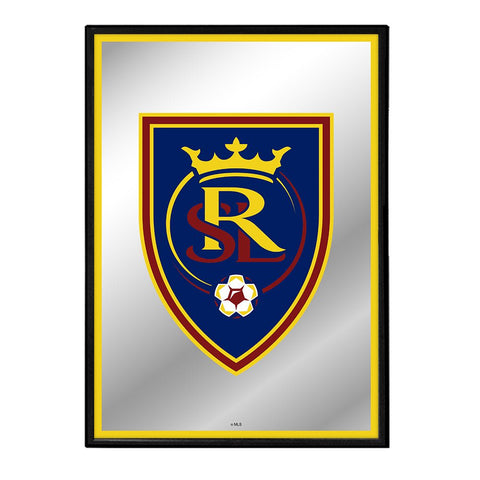 Real Salt Lake: Framed Mirrored Wall Sign - The Fan-Brand