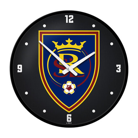 Real Salt Lake: Modern Disc Wall Clock - The Fan-Brand