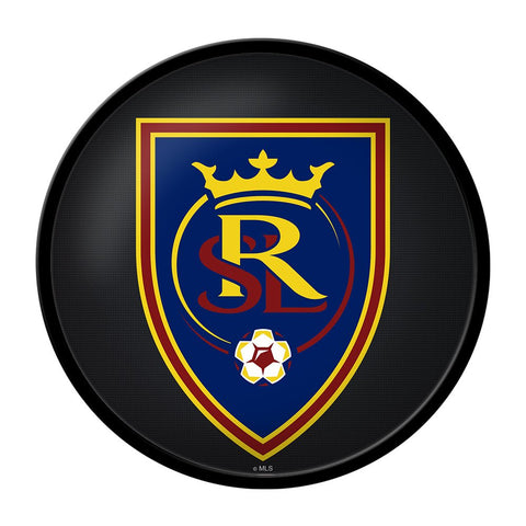 Real Salt Lake: Modern Disc Wall Sign - The Fan-Brand