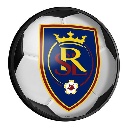 Real Salt Lake: Soccer - Round Slimline Lighted Wall Sign - The Fan-Brand