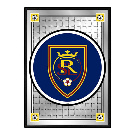 Real Salt Lake: Team Spirit - Framed Mirrored Wall Sign - The Fan-Brand