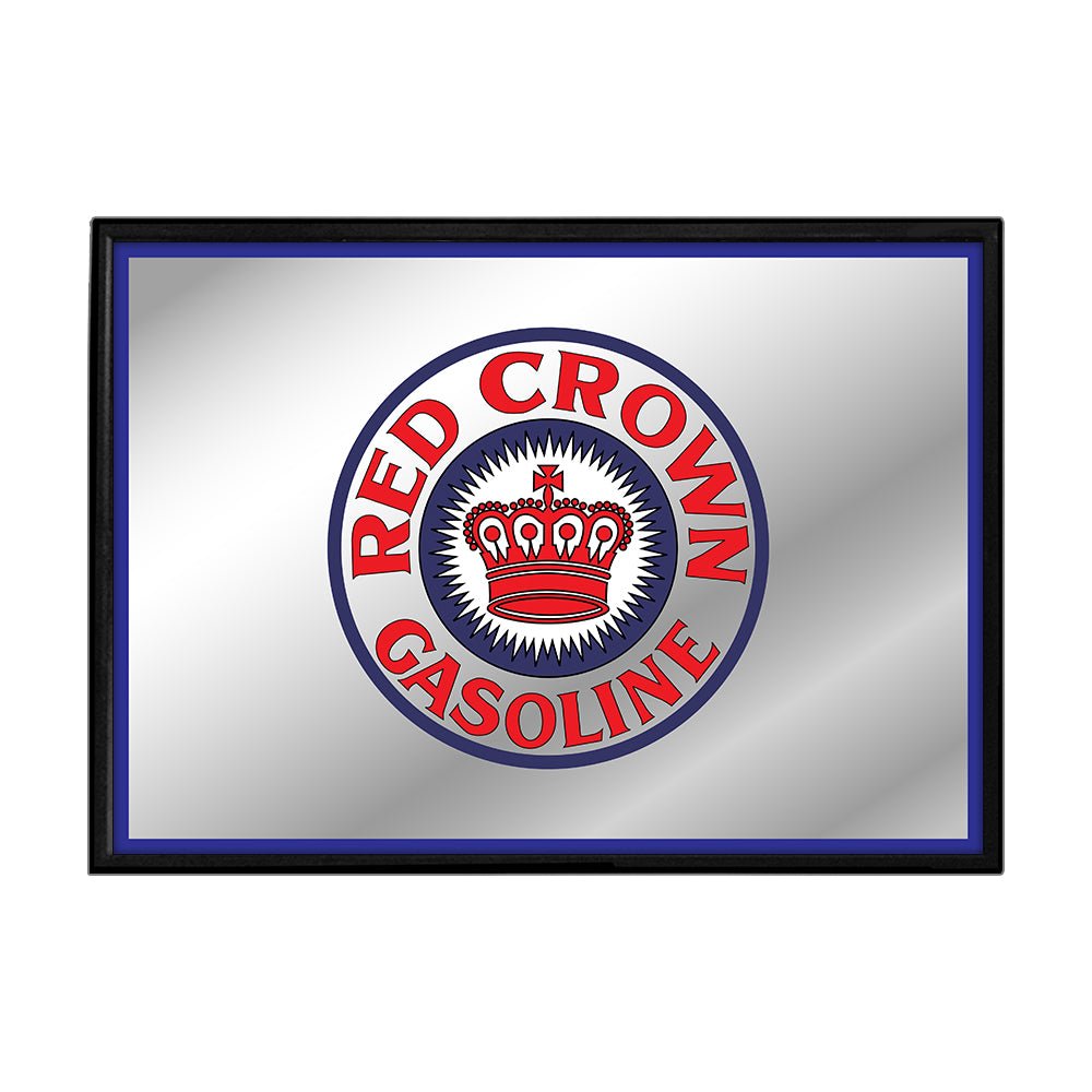Red Crown: Framed Mirrored Wall Sign - The Fan-Brand