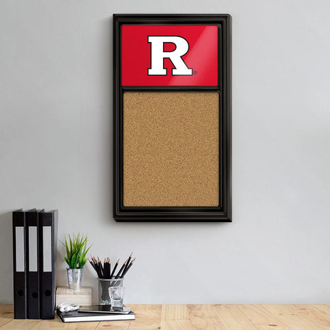 Rutgers Scarlet Knights: Cork Note Board - The Fan-Brand